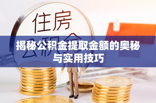 武夷山揭秘公积金提取金额的奥秘与实用技巧