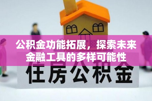 武夷山公积金功能拓展，探索未来金融工具的多样可能性