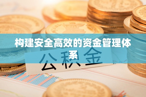 武夷山构建安全高效的资金管理体系