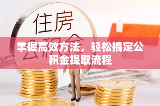 武夷山掌握高效方法，轻松搞定公积金提取流程